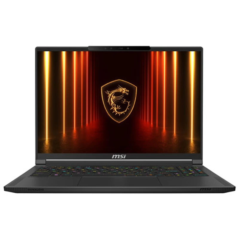 Portable de jeu Copilot+ de 16 po Stealth A16 AI+ de MSI (Ryzen AI 7 350 d'AMD/RAM 32 Go/SSD 1 To/ GeForce RTX 5070TI)