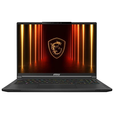 Portable de jeu Copilot+ de 16 po Stealth A16 AI+ de MSI (Ryzen AI 7 350 d'AMD/RAM 32 Go/SSD 1 To/ GeForce RTX 5070TI)