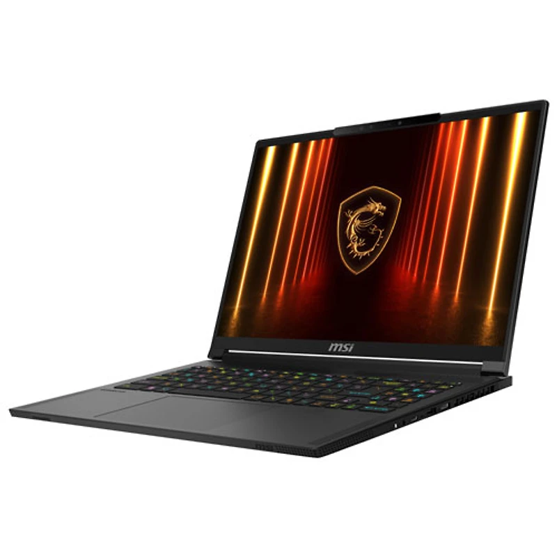 Portable de jeu Copilot+ de 16 po Stealth A16 AI+ de MSI (Ryzen AI 7 350 d'AMD/RAM 32 Go/SSD 1 To/ GeForce RTX 5070TI)