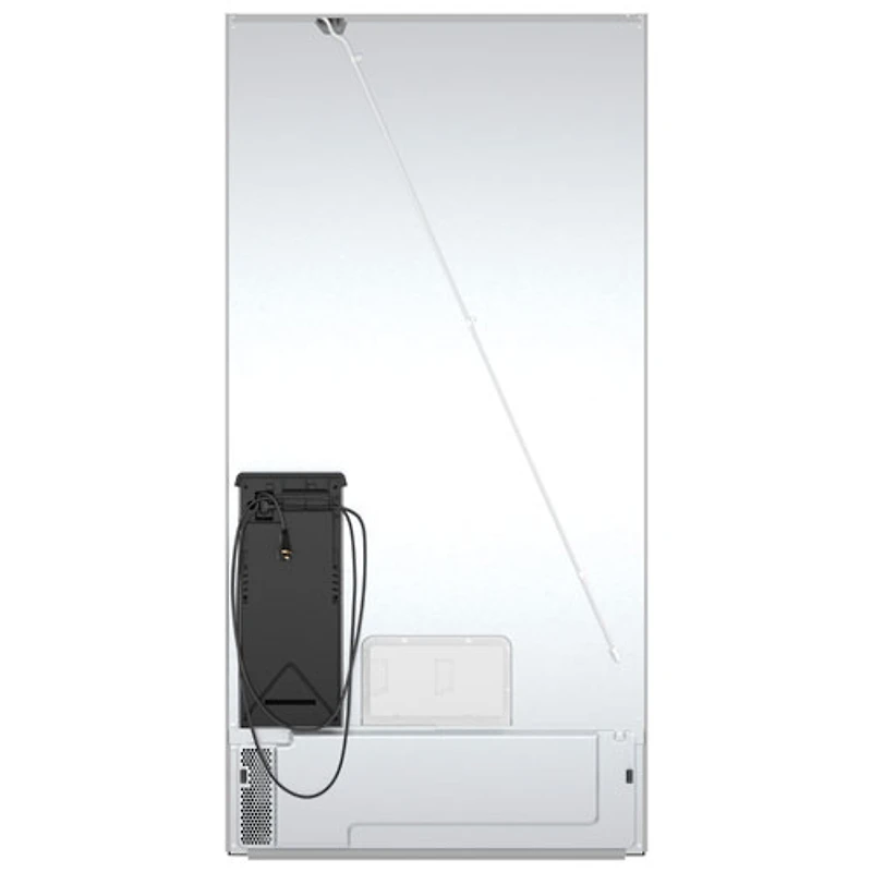 Réfrigérateur à deux portes 14,5 pi³ 36 po à distributeur d'eau et de glaçons de Bosch (B36CL81ENW) - Blanc