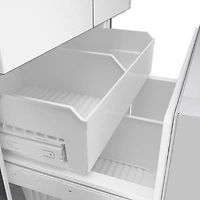 Bosch 100 Series 36" 21.6 Cu. Ft. French Door Refrigerator with Water & Ice Dispenser (B36CD10ENS) - Stainless