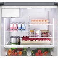 Bosch 100 Series 36" 21.6 Cu. Ft. French Door Refrigerator with Water & Ice Dispenser (B36CD10ENS) - Stainless