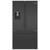 Bosch 36" 26 Cu. Ft. French Door Refrigerator with Water & Ice Dispenser (B36FD52SNB) - Black