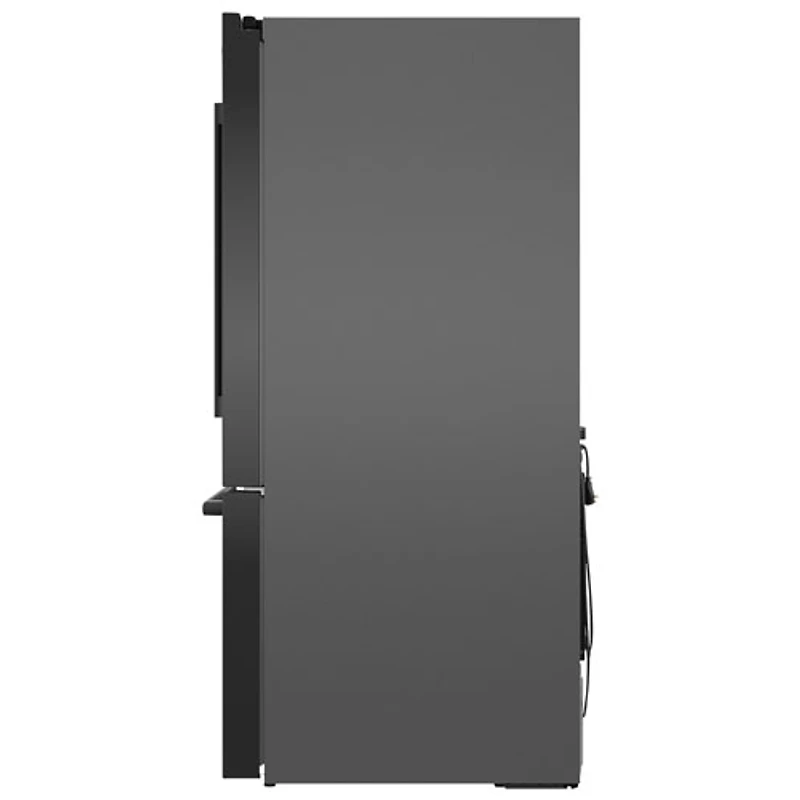 Réfrigérateur 2 portes 36 po 26 pi³ à distributeur eau et glaçons Bosch (B36FD52SNB) - Noir
