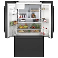 Réfrigérateur 2 portes 36 po 22 pi³ à distributeur eau et glaçons Bosch (B36CD52SNB) - Noir