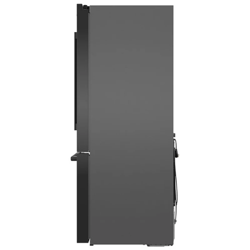 Réfrigérateur 2 portes 36 po 22 pi³ à distributeur eau et glaçons Bosch (B36CD52SNB) - Noir