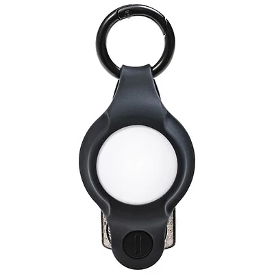 KeySmart AirFlex Silicone Key Holder for AirTag - Black
