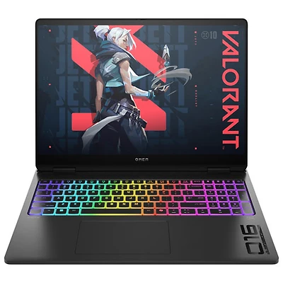 Portable de jeu OMEN 16 MAX 16 po de HP - Noir ombragé (Core Ultra 9-275HX d'Intel/RAM 64 Go/SSD 2 To/GeForce RTX 5090)