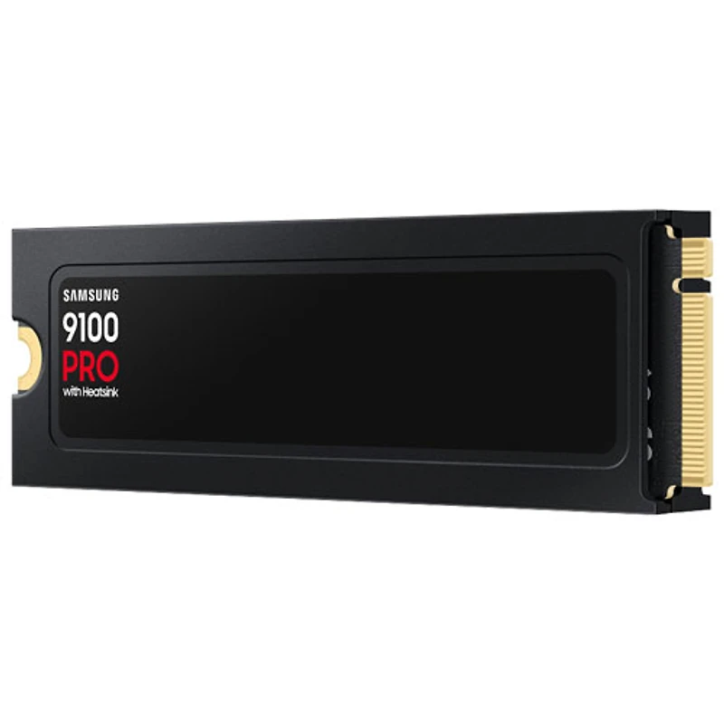Disque dur interne NVMe PCI-e 9100 Pro de 2 To de Samsung avec dissipateur thermique (MZ-VAP2T0CW)