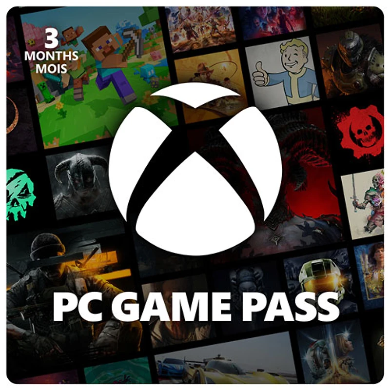 Abonnement de 3 mois PC Game Pass - Téléchargement numérique