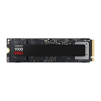 Disque SSD interne NVMe PCI-e de 4 To 9100 Pro de Samsung (MZ-VAP4T0B/AM) - Noir