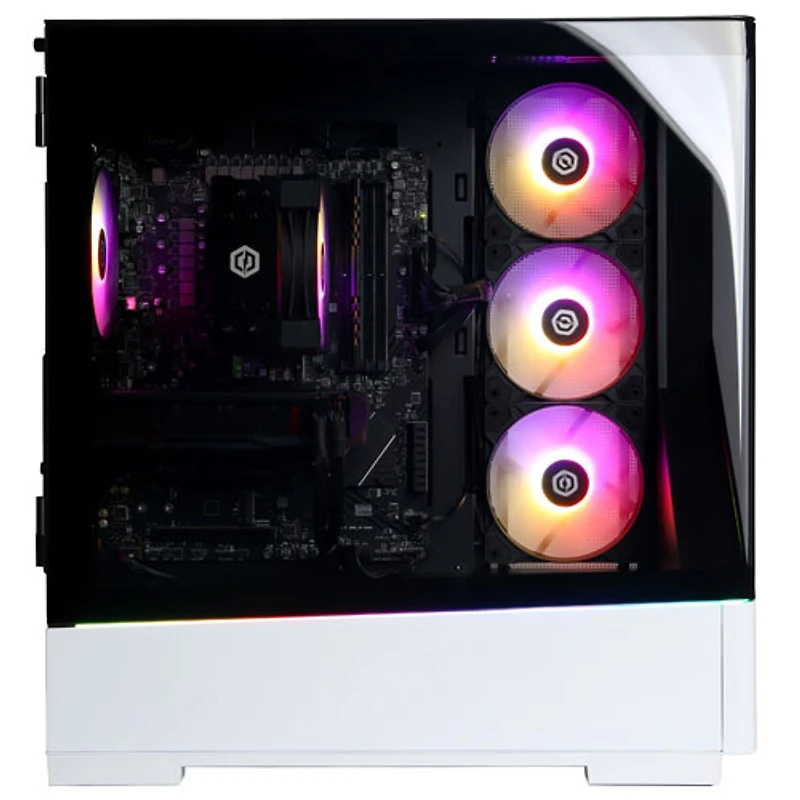Ordinateur de jeu Gamer Master de CyberPowerPC - Blanc (Ryzen 7 8700F d'AMD/RAM 16 Go/SSD 1 To/Radeon RX 7600 d'AMD) - Anglais