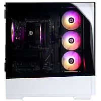 Ordinateur de jeu Gamer Master de CyberPowerPC - Blanc (Ryzen 7 8700F d'AMD/RAM 16 Go/SSD 1 To/Radeon RX 7600 d'AMD) - Anglais