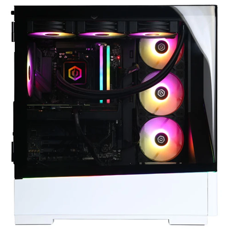 Ordinateur de jeu Gamer Supreme de CyberPowerPC - Blanc (Ryzen 7 9800X3D d'AMD/RAM 32 Go/SSD 2 To/RTX 5070) - Anglais