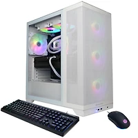 Ordinateur de jeu Gamer Supreme CyberPowerPC - Blanc (Ryzen 9 9900X AMD/RAM 32 Go/SSD 2 To/GeForce RTX 5080) - Anglais