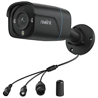 Reolink Wired 8-CH 2TB NVR Security System with 4 4K UHD Bullet Cameras - Black