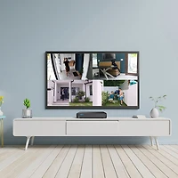Reolink Wired 8-CH 2TB NVR Security System with 4 4K UHD Turret Cameras - White