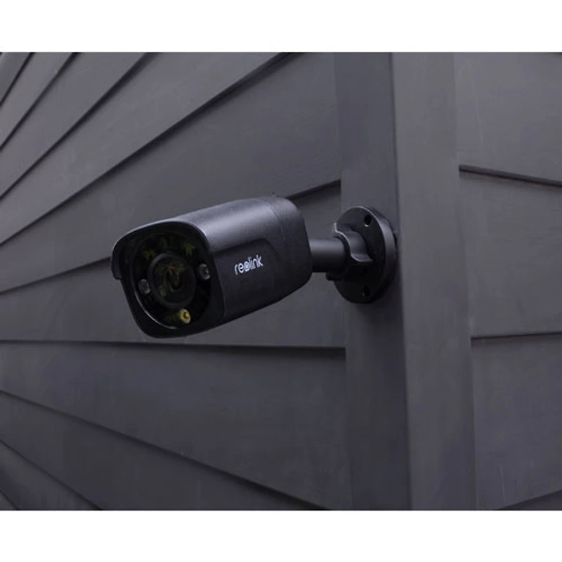Reolink P330 Wired Indoor/Outdoor 4K UHD Add-On Security Camera - Black - 2 Pack