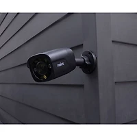 Reolink P330 Wired Indoor/Outdoor 4K UHD Add-On Security Camera - Black - 2 Pack