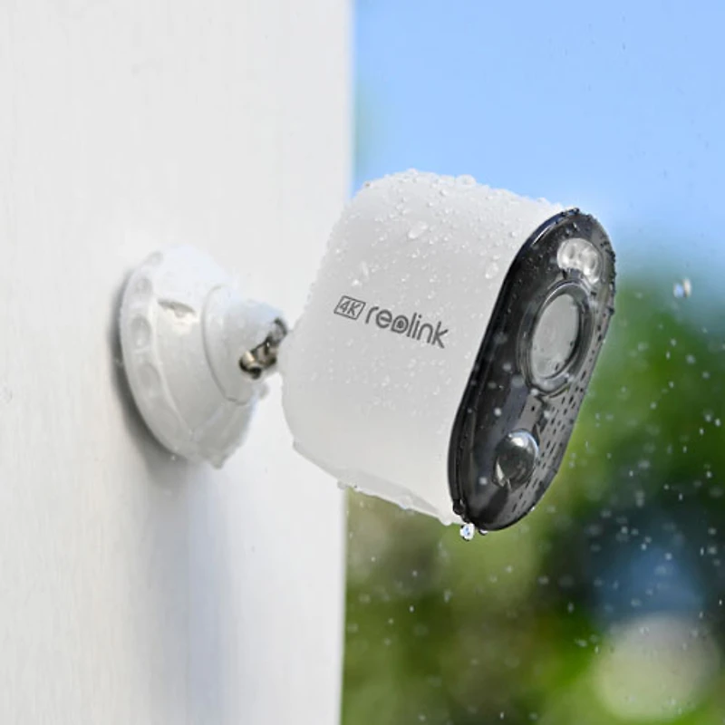 Caméra IP 4K UHD sans fil intérieure/extérieure série Argus B350 avec panneau solaire de Reolink