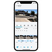 Caméra IP 4K UHD sans fil intérieure/extérieure série Argus B350 avec panneau solaire de Reolink