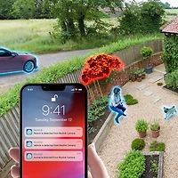Caméra IP 4K UHD sans fil intérieure/extérieure série Argus B350 avec panneau solaire de Reolink