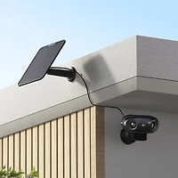 Caméra IP 4K UHD sans fil intérieure/extérieure à double objectif série Argus B740X avec panneau solaire de Reolink