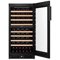 Cellier encastrable à deux zones de température Hisense pour 76 bouteilles (HWD076N3ASD) - Noir
