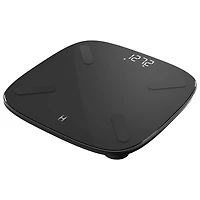 Pèse-personne intelligent Bluetooth avec analyseur corporel Glo de Homedics - Noir