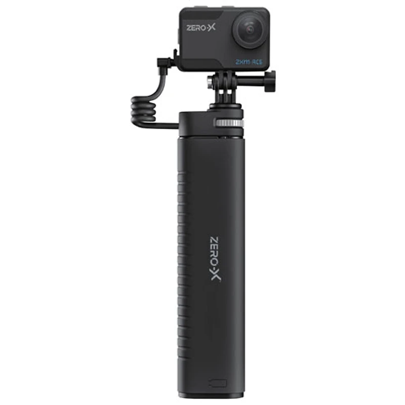 Bras télescopique pour caméra d'action Power Xtend de Zero-X avec chargeur portable de 9000 mAh (ZXC-ACZ02)