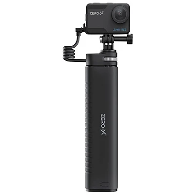 Bras télescopique pour caméra d'action Power Xtend de Zero-X avec chargeur portable de 9000 mAh (ZXC-ACZ02)