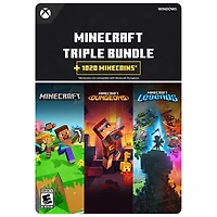 Minecraft Triple Bundle with 1020 Minecoins (Windows) - Digital Download
