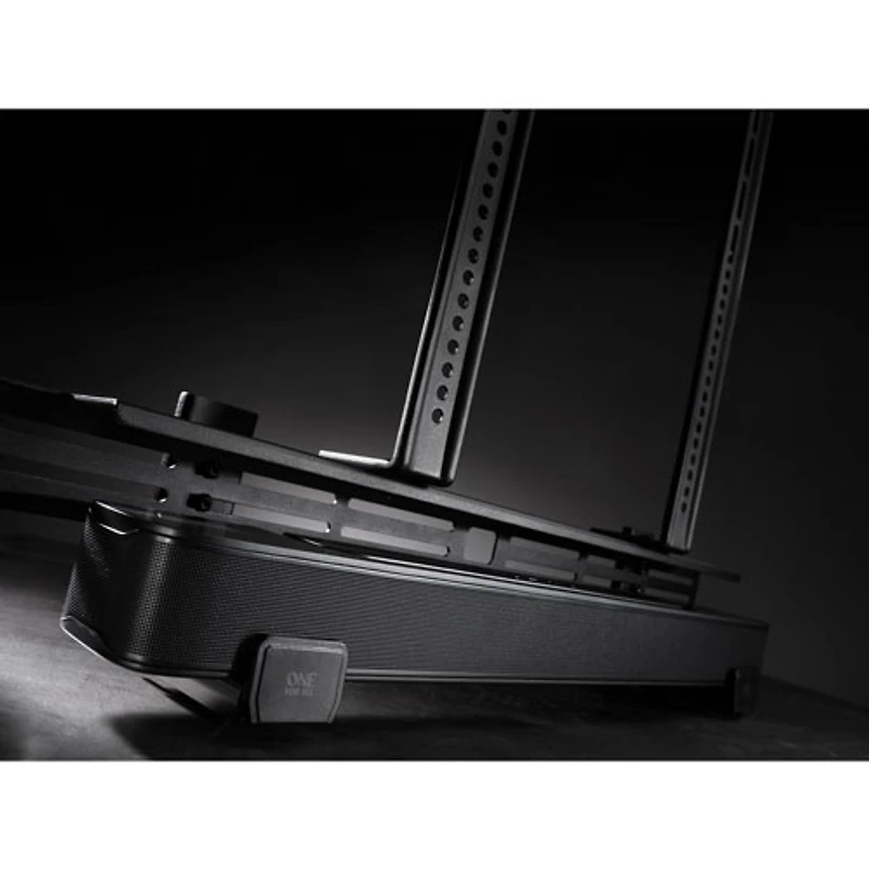 Support rotatif/aligné universel d'One For All pour barre de son - Noir