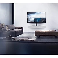 One For All Table Top TV Stand with 32"-70" Swivel TV Mount - Black