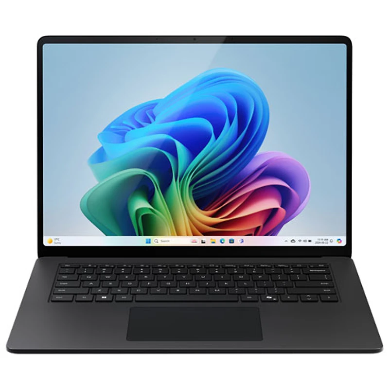 Portable Surface Laptop Copilot+ PC à écran tactile de 15 po de Microsoft (Snapdragon X Elite/mémoire vive de 32 Go/disque SSD de 1 To) 2025, noir - Ang