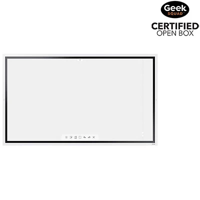 Open Box - Samsung Digital Flip 65" 4K Ultra HD 8ms 60 Hz LED Display (LH65WMRWBGCXZA) - White