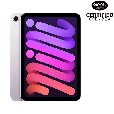 Boîte ouverte - iPad mini 8,3 po 128 Go avec Wi-Fi et 5G (7e génération) d'Apple - Violet