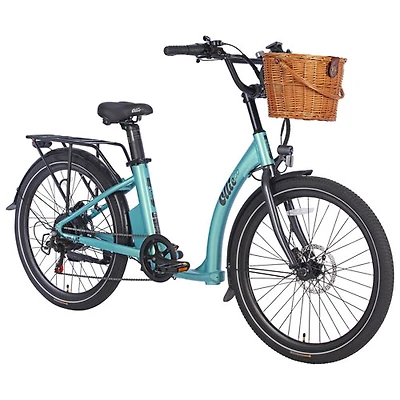 Vélo de ville électrique à cadre bas Curve d'Ollie (moteur 500 W/autonomie 56 km/vitesse maximale 32 km/h