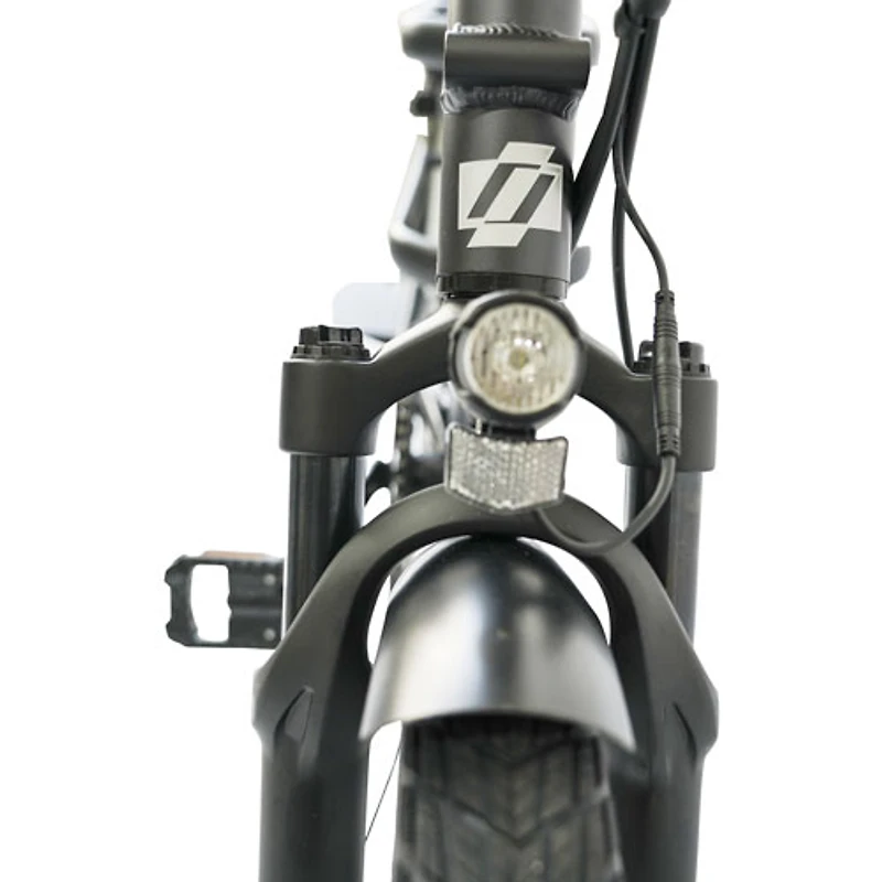 Ollie Longtail Cargo Step-Through Electric City Bike (500 W Motor / 96km Range / 32km/h Top Speed) - Black
