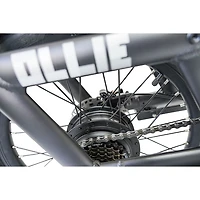 Vélo de ville électrique utilitaire à cadre bas Longtail de Ollie (moteur 500 W/autonomie 96 km/vitesse maximale 32 km/h) - Noir