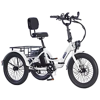 Ollie Leo Foldable Step-Through Electric City Trike (500W Motor / 65km Range / 22 km/h Top Speed