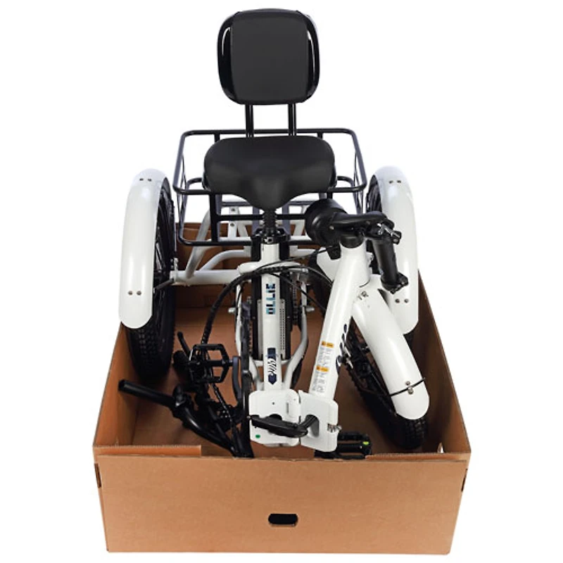 Ollie Leo Foldable Step-Through Electric City Trike (500W Motor / 65km Range / 22 km/h Top Speed