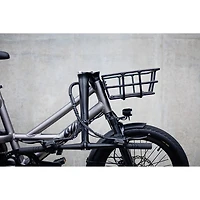 Vélo de ville électrique utilitaire à cadre bas Flip de Ollie (moteur 500 W/autonomie 96 km/vitesse maximale 32 km/h) - Argenté