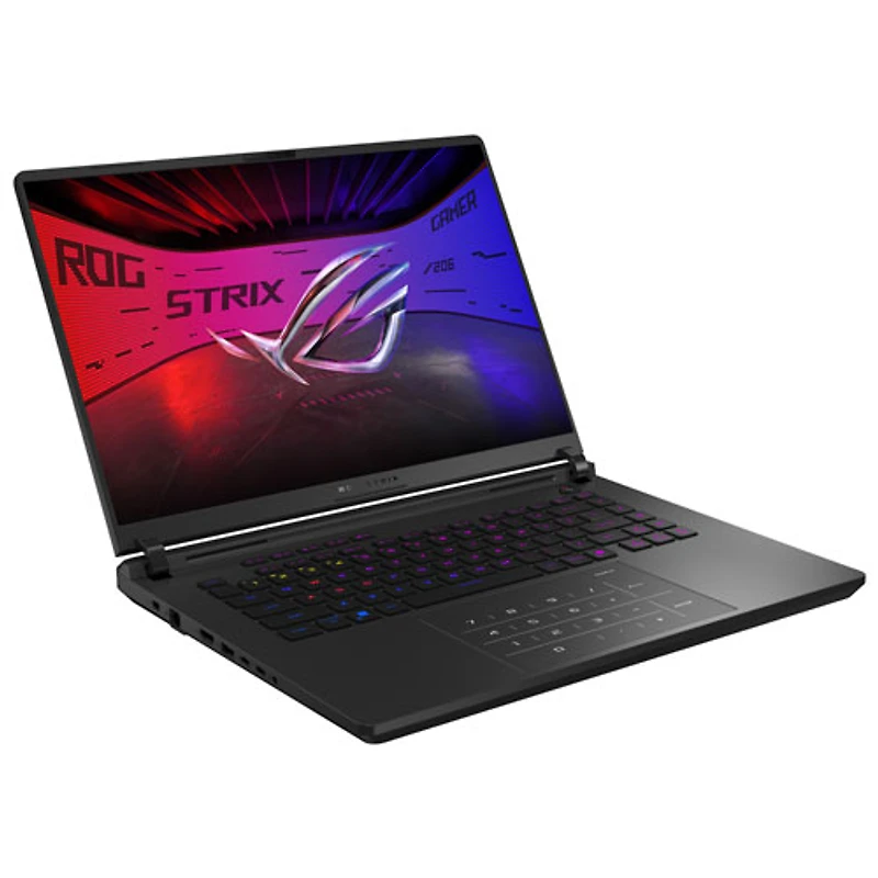 Portable jeu 16 po ROG Strix SCAR 16 po d'ASUS (Core Ultra 9 - 275HX d'Intel/RAM 32 Go/SSD 1 To/RTX 5070 Ti/Windows 11 Professionnel)