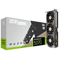 Carte graphique de jeu GeForce RTX 5070 Solid OC 12 Go GDDR7 de ZOTAC