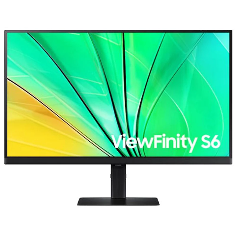 Samsung ViewFinity S6 27" QHD 100Hz 5ms GTG IPS LCD Monitor (LS27D606EANXGO) - Black