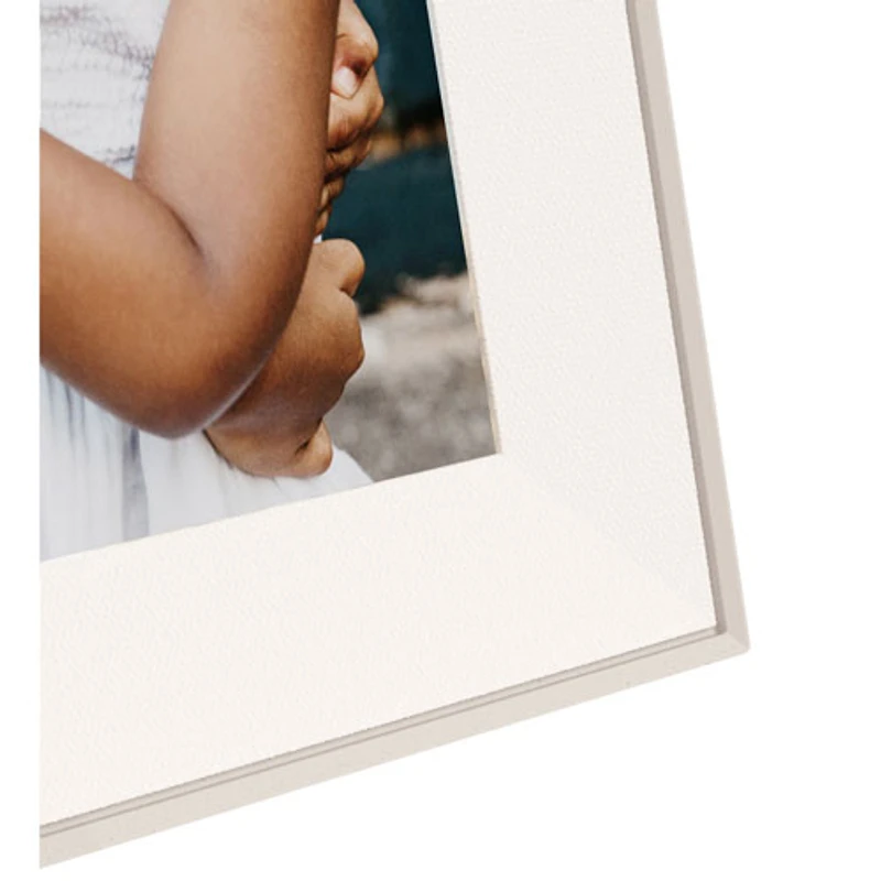 Aura Aspen 12" Digital Photo Frame (AF215-MWHT) - Clay - Exclusive Retail Partner