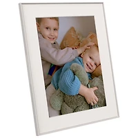 Cadre photo numérique Wi-Fi de 15 po Walden d'Aura (AF115-MWHT) - Argile/Passe-partout blanc