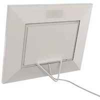 Cadre photo numérique Wi-Fi de 15 po Walden d'Aura (AF115-MWHT) - Argile/Passe-partout blanc