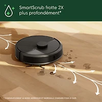 Aspirateur robot à vadrouille connecté Wi-Fi Roomba 105 Combo d'iRobot - Noir